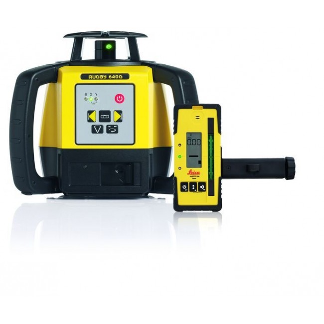 Leica Rugby 640G zöld forgólézer csomagban - 845495csom - Forgólézerek és lézerszintezők